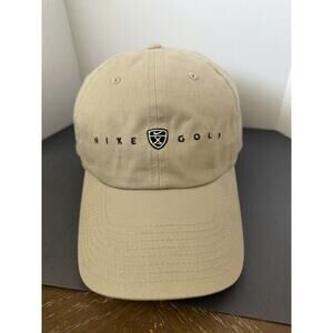 Nike Golf adjustable strapback hat in a beige